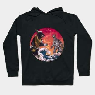 Duel in the Great Wave Hoodie